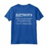 Divertente Detto Maestro Elettricista Definizione - Maglietta Regalo per Elettricisti - Ideale per Amici e Familiari