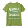 Super Regalo Miglior Fratello del Mondo - Maglietta Divertente per Compleanno o Natale - Ideale per la Festa del Papà