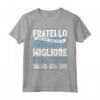 Super Regalo Miglior Fratello del Mondo - Maglietta Divertente per Compleanno o Natale - Ideale per la Festa del Papà