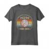 Pluto Never Forget Shirt - Retro Funny Space Science Vintage Maglietta - Ideale per Appassionati del Vintage e delle Scienze Spaziali