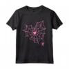 Ragno Web Halloween Costume Pastello Goth Heart Tshirt Maglietta - Divertente Graphic Tee per Halloween - Idea regalo per feste in costume