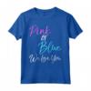 Camicie Rivelatrici di Genere per Famiglia - Rosa o Blu - Ti Amiamo Maglietta per Festa di Rivelazione del Genere