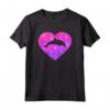 Grazioso Cuore Delfino - Maglietta Regalo per Ragazze e Donne - Ideale per Adolescenti e Bambini