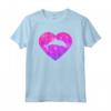 Grazioso Cuore Delfino - Maglietta Regalo per Ragazze e Donne - Ideale per Adolescenti e Bambini