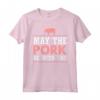 Possa il Maiale Essere con Te - Maglietta Barbecue Divertente Prosciutto Pancetta - da PicksPlace