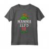 Mamma Elfo Famiglia Natale Personalizzata Divertente Maglietta - Regalo Unico per la Regina di Natale