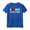 I Love My Lautaro - Amo Il Mio Lautaro Maglietta Vintage - Design Classico - Regalo Personalizzato