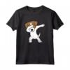 Dabbing Jack Russell Terrier Maglietta - Divertente Regalo per Amanti dei Jack Russell - Design Cartoon