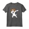 Dabbing Jack Russell Terrier Maglietta - Divertente Regalo per Amanti dei Jack Russell - Design Cartoon
