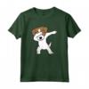 Dabbing Jack Russell Terrier Maglietta - Divertente Regalo per Amanti dei Jack Russell - Design Cartoon