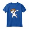 Dabbing Jack Russell Terrier Maglietta - Divertente Regalo per Amanti dei Jack Russell - Design Cartoon
