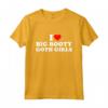 HapTiger I Heart Big Booty Goth Girls Red Heart Funny Retro Design Tee - Express Love for Gothic Girls