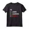 Divertente Te amo, Te quiero, Camicia Tequila - Regalo Perfetto Messicano Maglietta per Feste e Compleanni
