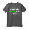 Futuro Papà 2023 Loading - T-shirt Divertente Regalo per Papà Padre - Ideale per Annuncio di Gravidanza, Compleanno o Natale