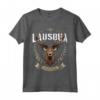 Lausbua Hirsch Lederhose Kinder Trachtenshirt Herren Lausbua Maglietta - Lustiges Geschenk für Buam aus Bayern & München - Bayrischer Lausbub Design - Kaufen Trachtenmode online