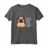 I'm A Crazy Pug Lady - Pug Maglietta per Amanti dei Cani - Abbigliamento Divertente con Grafica di Carlino
