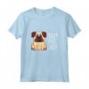 I'm A Crazy Pug Lady - Pug Maglietta per Amanti dei Cani - Abbigliamento Divertente con Grafica di Carlino