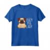 I'm A Crazy Pug Lady - Pug Maglietta per Amanti dei Cani - Abbigliamento Divertente con Grafica di Carlino