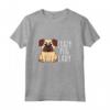 I'm A Crazy Pug Lady - Pug Maglietta per Amanti dei Cani - Abbigliamento Divertente con Grafica di Carlino