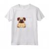 I'm A Crazy Pug Lady - Pug Maglietta per Amanti dei Cani - Abbigliamento Divertente con Grafica di Carlino