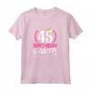 Compleanno 45 Anni Donna - Birthday Queen 45 - Maglietta 45esimo Compleanno Donna - Idea Regalo