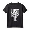 Regalo per rapper e amante dell'hip hop Just Rap It Maglietta - Design Vintage per gli Amanti del Rap e dell'Hip-Hop - Perfetto per Natale, Compleanno o Festa del Papà