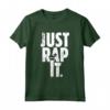 Regalo per rapper e amante dell'hip hop Just Rap It Maglietta - Design Vintage per gli Amanti del Rap e dell'Hip-Hop - Perfetto per Natale, Compleanno o Festa del Papà