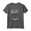 Cheshire Alice Cat Siamo tutti pazzi Qui Wonderland Maglia a Manica - Design Gatto Sorriso Dentoso - Ideale per Halloween o Regalo