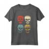 Design Vintage con Teschio di Halloween - Maglia a Manica Lunga Unisex per Donne e Uomini - Ideale per Halloween