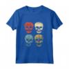 Design Vintage con Teschio di Halloween - Maglia a Manica Lunga Unisex per Donne e Uomini - Ideale per Halloween