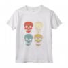 Design Vintage con Teschio di Halloween - Maglia a Manica Lunga Unisex per Donne e Uomini - Ideale per Halloween