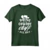 Fare Cose Da Cowboy Tutto Il Giorno - Carino Maglietta Texas Cowboys - Ideale per Natale o Compleanno
