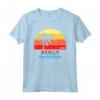 Maui Hawaii Retro Vintage Style Sunset Maglietta - T-shirt retrò stile vintage per gli amanti di Hawaii