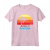 Maui Hawaii Retro Vintage Style Sunset Maglietta - T-shirt retrò stile vintage per gli amanti di Hawaii
