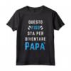 Questo Figo sta per diventare Papa' - Maglietta Annuncio di Gravidanza Divertente - Regalo per Futuri Padri e Genitori in Stile Retro