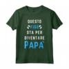Questo Figo sta per diventare Papa' - Maglietta Annuncio di Gravidanza Divertente - Regalo per Futuri Padri e Genitori in Stile Retro