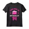 Questa Ragazza è Ufficialmente 14 - Maglietta Compleanno per Ragazza - Design Divertente per 14° Compleanno