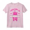 Questa Ragazza è Ufficialmente 14 - Maglietta Compleanno per Ragazza - Design Divertente per 14° Compleanno