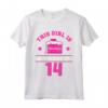 Questa Ragazza è Ufficialmente 14 - Maglietta Compleanno per Ragazza - Design Divertente per 14° Compleanno