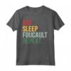 Eat Sleep Foucault Ripetere Filosofia Post-strutturalismo Maglietta - Design Colorato per Studenti e Appassionati - Acquista Online