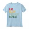 Eat Sleep Foucault Ripetere Filosofia Post-strutturalismo Maglietta - Design Colorato per Studenti e Appassionati - Acquista Online