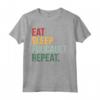 Eat Sleep Foucault Ripetere Filosofia Post-strutturalismo Maglietta - Design Colorato per Studenti e Appassionati - Acquista Online