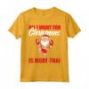 Santa Claus Muay Thai Fighter Divertente Design Maglietta per Natale - Regalo Xmas Muay Thai Trainer/Fans - Ideale per Capodanno 2020