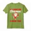 Santa Claus Muay Thai Fighter Divertente Design Maglietta per Natale - Regalo Xmas Muay Thai Trainer/Fans - Ideale per Capodanno 2020