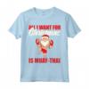 Santa Claus Muay Thai Fighter Divertente Design Maglietta per Natale - Regalo Xmas Muay Thai Trainer/Fans - Ideale per Capodanno 2020