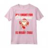 Santa Claus Muay Thai Fighter Divertente Design Maglietta per Natale - Regalo Xmas Muay Thai Trainer/Fans - Ideale per Capodanno 2020
