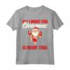Santa Claus Muay Thai Fighter Divertente Design Maglietta per Natale - Regalo Xmas Muay Thai Trainer/Fans - Ideale per Capodanno 2020