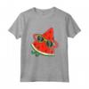 Occhiali da Sole al Melone su Anguria - Maglietta Cool per Amanti della Frutta - Regalo Divertente