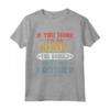 If You Think I'm An Idiot You Should Meet My Brother - Vintage Funny Maglietta - Retro-Inspired Tee for Sibling or Friend Gift