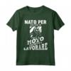 Citazione Di Motociclismo Divertente - Maglietta per Motociclista Nato per Andare in Moto - Regalo Divertente per Appassionati di Motociclismo